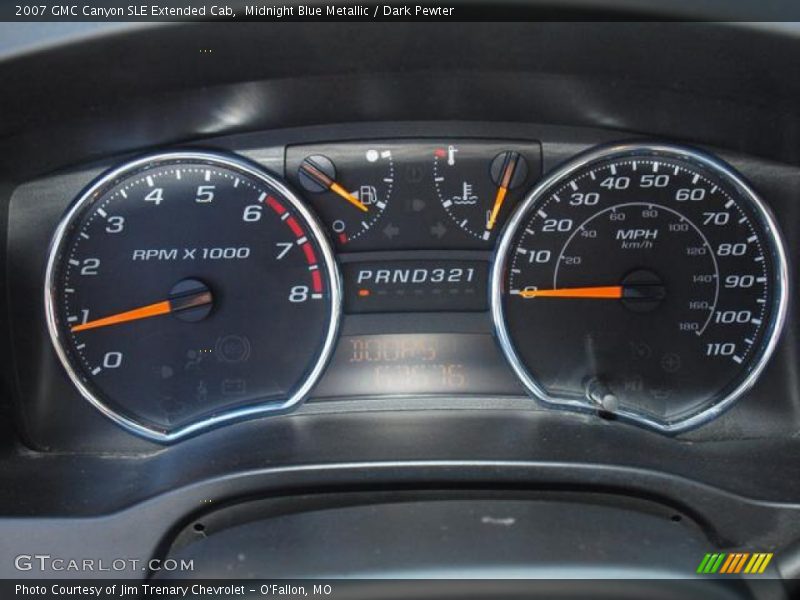Midnight Blue Metallic / Dark Pewter 2007 GMC Canyon SLE Extended Cab
