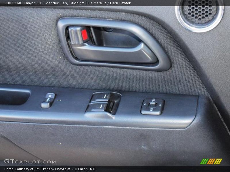 Midnight Blue Metallic / Dark Pewter 2007 GMC Canyon SLE Extended Cab