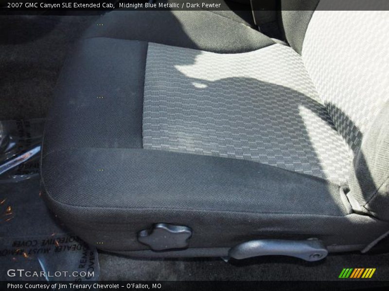 Midnight Blue Metallic / Dark Pewter 2007 GMC Canyon SLE Extended Cab