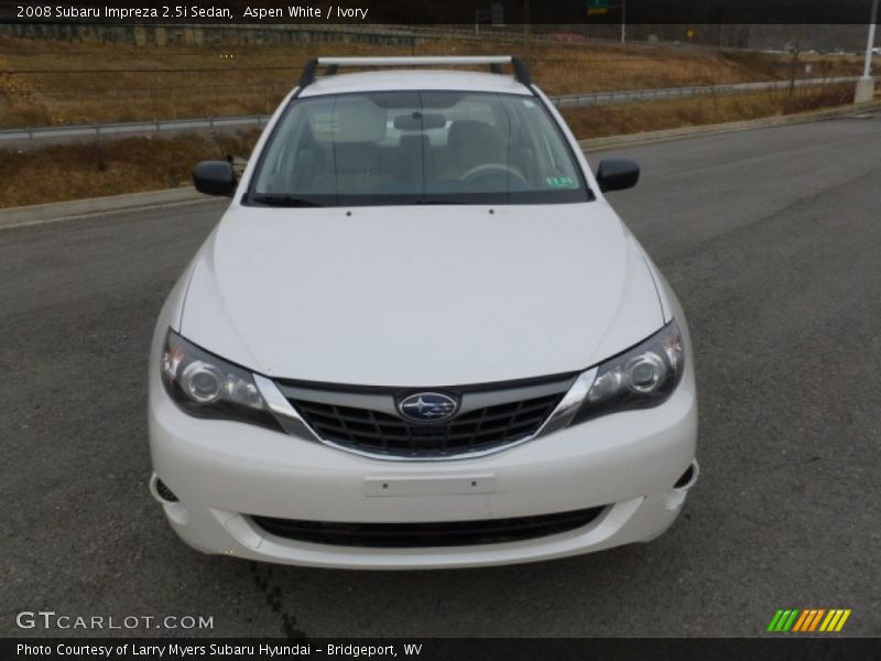 Aspen White / Ivory 2008 Subaru Impreza 2.5i Sedan