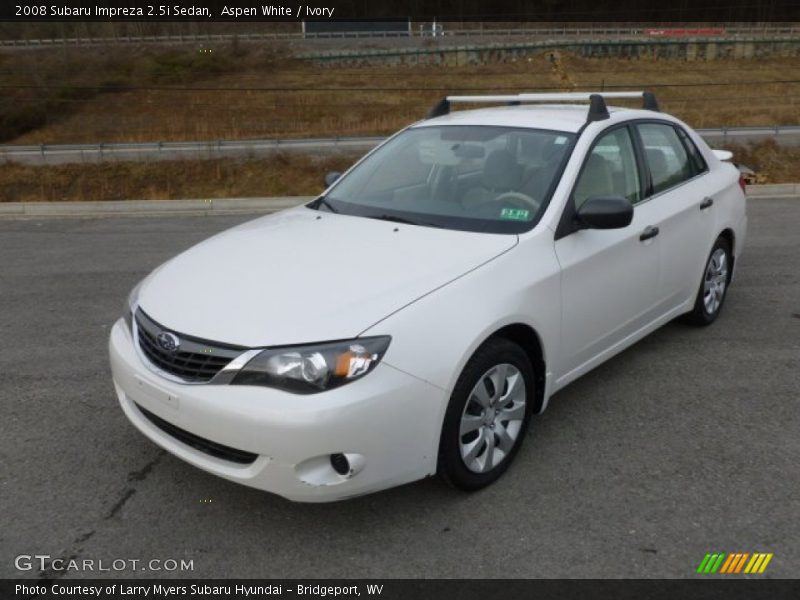 Aspen White / Ivory 2008 Subaru Impreza 2.5i Sedan