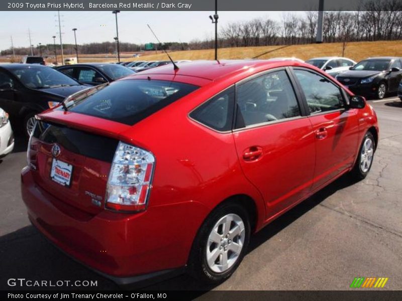 Barcelona Red Metallic / Dark Gray 2009 Toyota Prius Hybrid