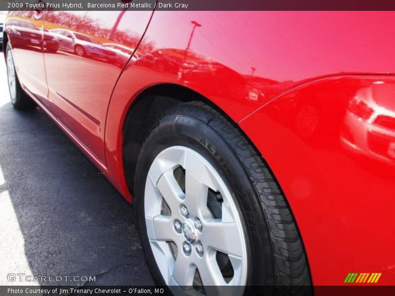 Barcelona Red Metallic / Dark Gray 2009 Toyota Prius Hybrid