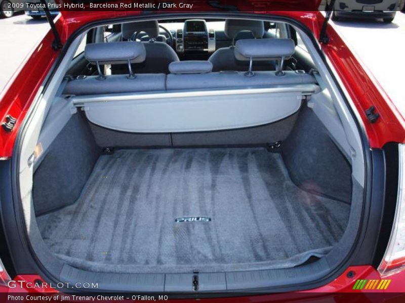 Barcelona Red Metallic / Dark Gray 2009 Toyota Prius Hybrid