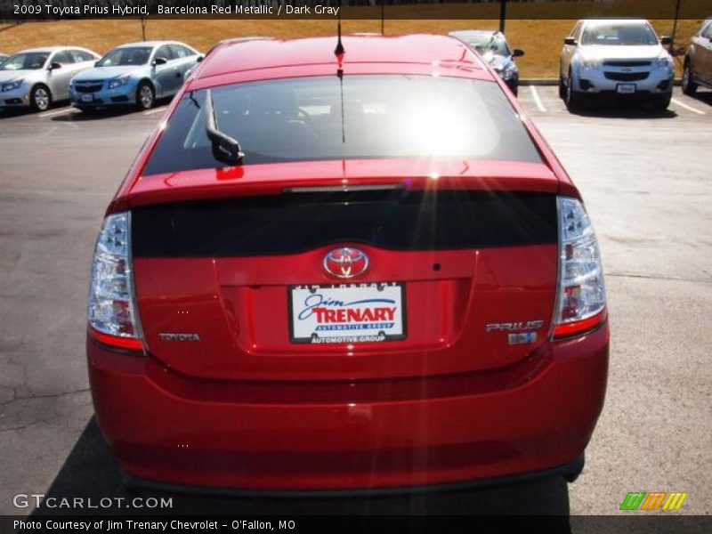 Barcelona Red Metallic / Dark Gray 2009 Toyota Prius Hybrid