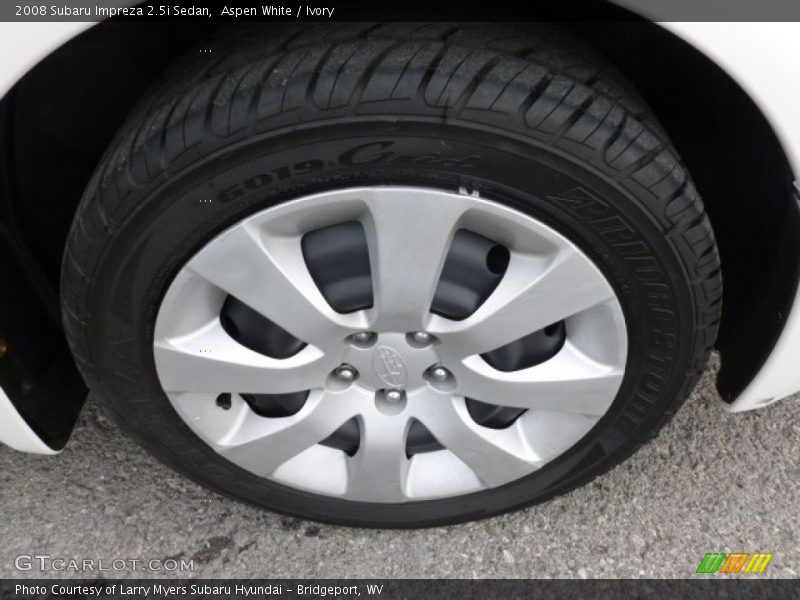 Aspen White / Ivory 2008 Subaru Impreza 2.5i Sedan