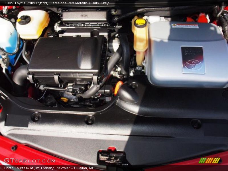 Barcelona Red Metallic / Dark Gray 2009 Toyota Prius Hybrid