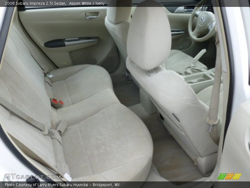 Aspen White / Ivory 2008 Subaru Impreza 2.5i Sedan