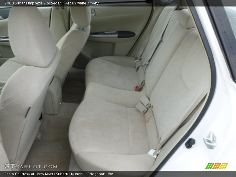 Aspen White / Ivory 2008 Subaru Impreza 2.5i Sedan