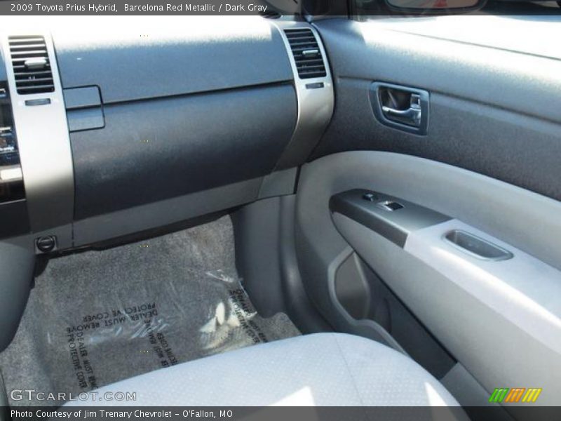 Barcelona Red Metallic / Dark Gray 2009 Toyota Prius Hybrid
