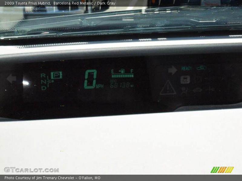Barcelona Red Metallic / Dark Gray 2009 Toyota Prius Hybrid