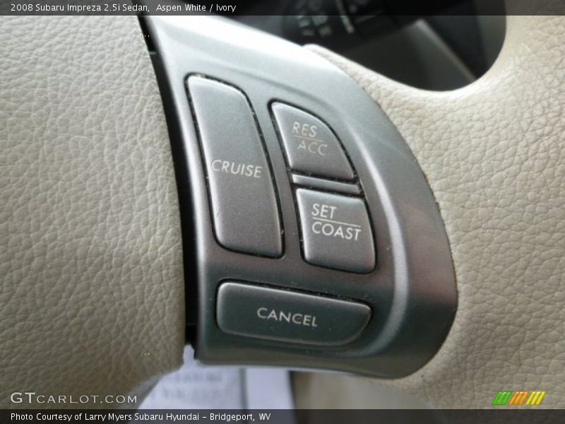 Aspen White / Ivory 2008 Subaru Impreza 2.5i Sedan