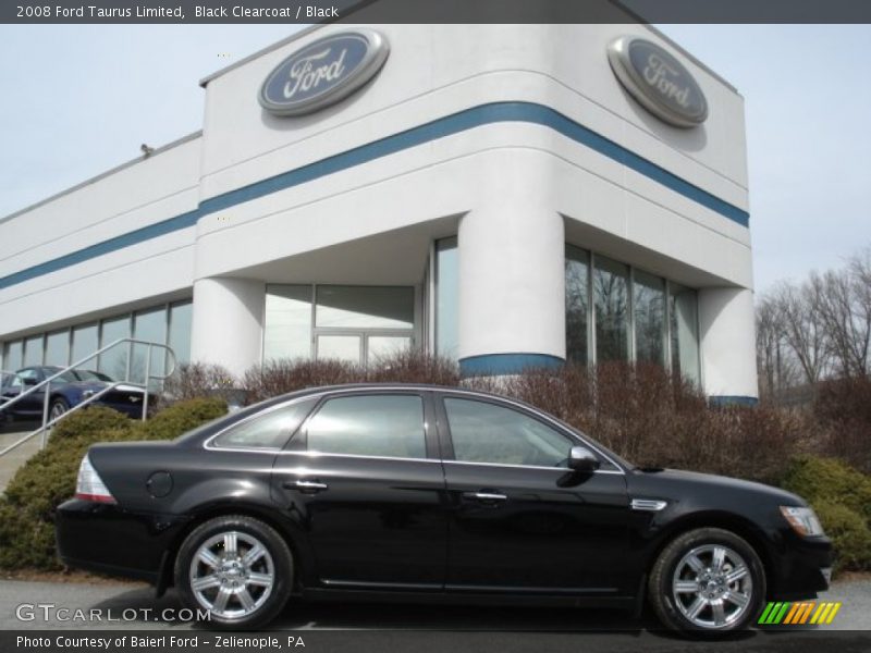 Black Clearcoat / Black 2008 Ford Taurus Limited