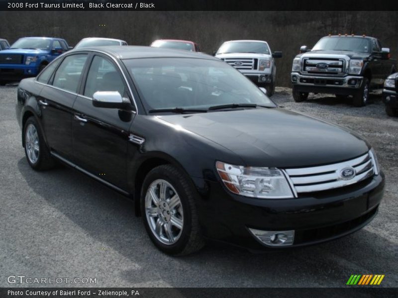 Black Clearcoat / Black 2008 Ford Taurus Limited