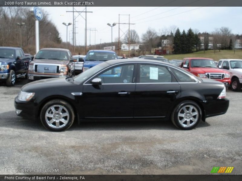 Black Clearcoat / Black 2008 Ford Taurus Limited