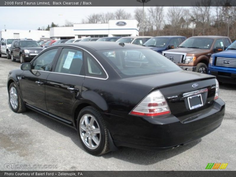 Black Clearcoat / Black 2008 Ford Taurus Limited