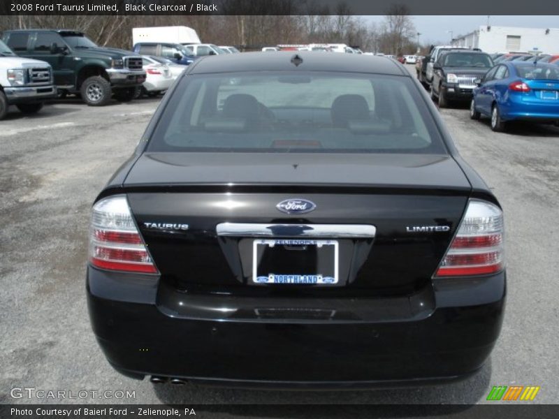 Black Clearcoat / Black 2008 Ford Taurus Limited