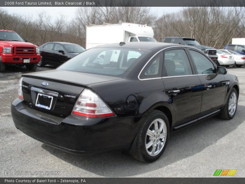 Black Clearcoat / Black 2008 Ford Taurus Limited