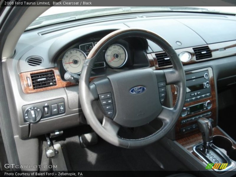 Black Clearcoat / Black 2008 Ford Taurus Limited