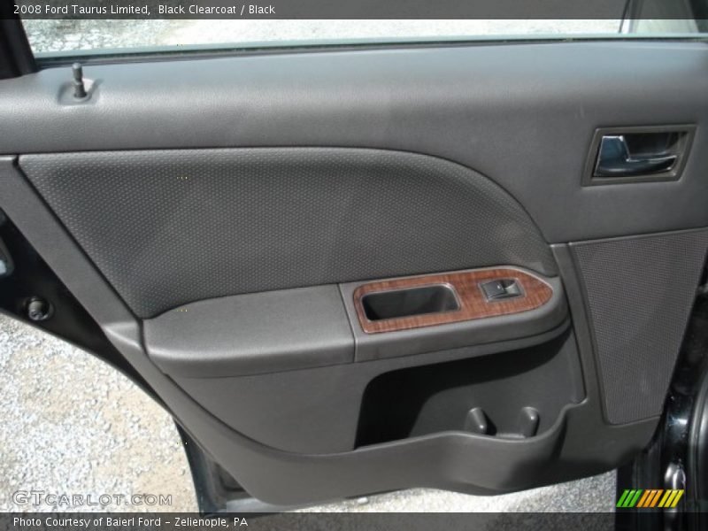 Black Clearcoat / Black 2008 Ford Taurus Limited