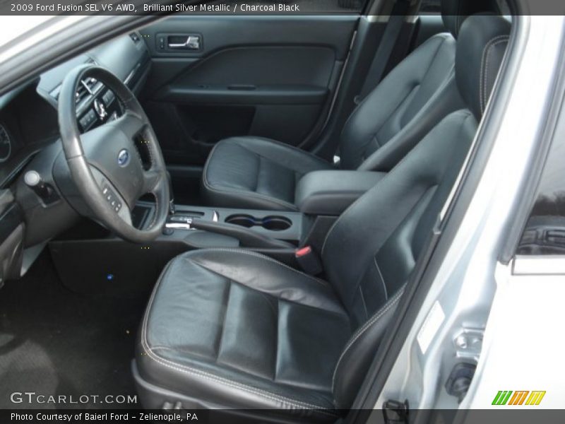  2009 Fusion SEL V6 AWD Charcoal Black Interior