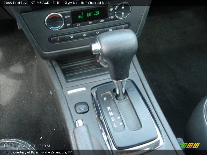 Brilliant Silver Metallic / Charcoal Black 2009 Ford Fusion SEL V6 AWD