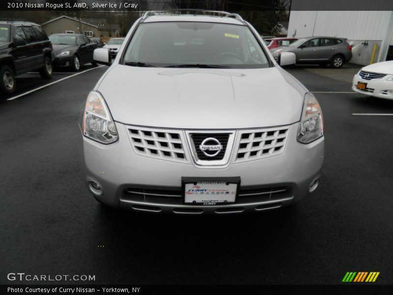 Silver Ice / Gray 2010 Nissan Rogue SL AWD