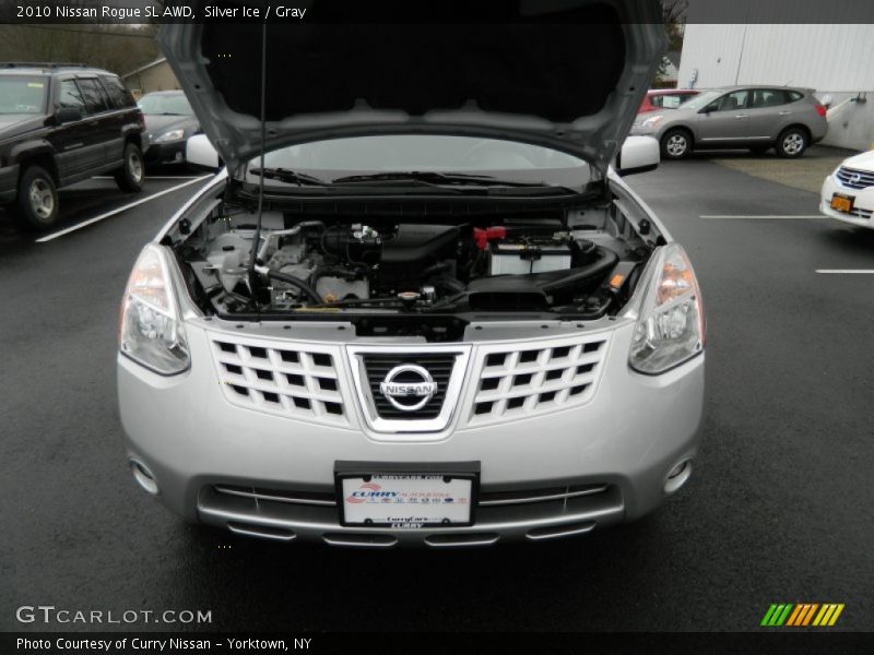 Silver Ice / Gray 2010 Nissan Rogue SL AWD