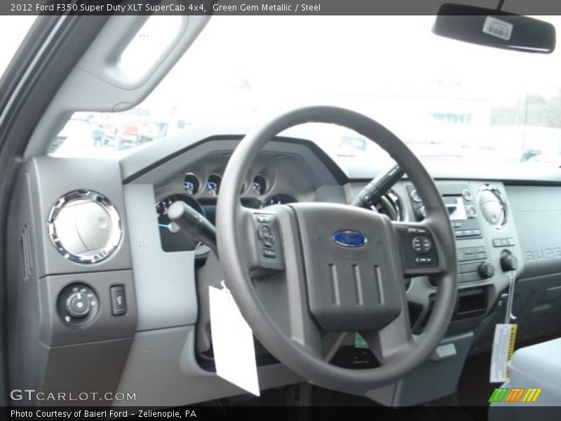  2012 F350 Super Duty XLT SuperCab 4x4 Steering Wheel