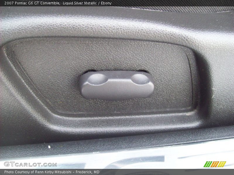 Liquid Silver Metallic / Ebony 2007 Pontiac G6 GT Convertible