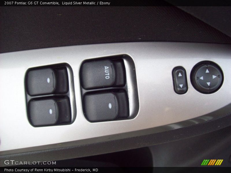 Liquid Silver Metallic / Ebony 2007 Pontiac G6 GT Convertible