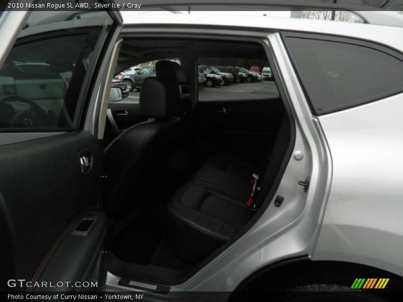 Silver Ice / Gray 2010 Nissan Rogue SL AWD
