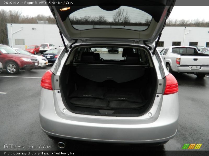 Silver Ice / Gray 2010 Nissan Rogue SL AWD