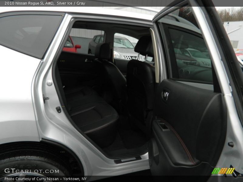 Silver Ice / Gray 2010 Nissan Rogue SL AWD