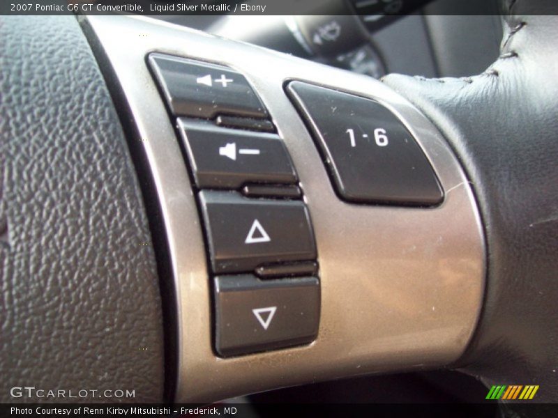 Liquid Silver Metallic / Ebony 2007 Pontiac G6 GT Convertible