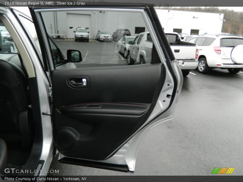 Silver Ice / Gray 2010 Nissan Rogue SL AWD