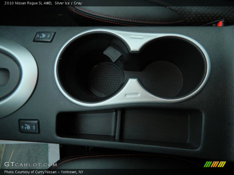 Silver Ice / Gray 2010 Nissan Rogue SL AWD