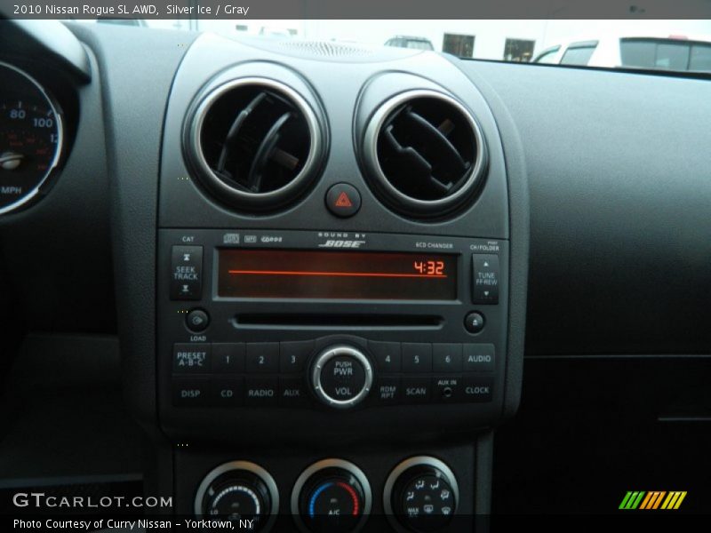 Silver Ice / Gray 2010 Nissan Rogue SL AWD