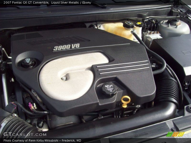 Liquid Silver Metallic / Ebony 2007 Pontiac G6 GT Convertible