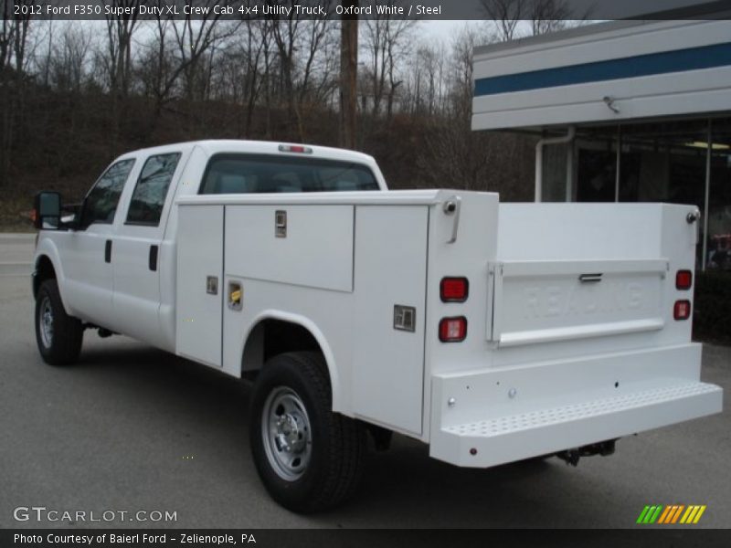 Oxford White / Steel 2012 Ford F350 Super Duty XL Crew Cab 4x4 Utility Truck
