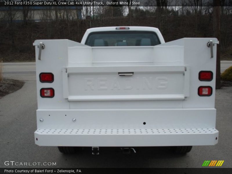 Oxford White / Steel 2012 Ford F350 Super Duty XL Crew Cab 4x4 Utility Truck
