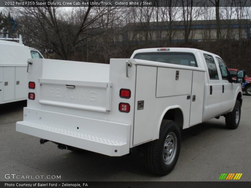 Oxford White / Steel 2012 Ford F350 Super Duty XL Crew Cab 4x4 Utility Truck