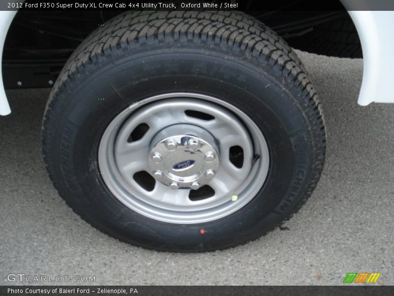 Oxford White / Steel 2012 Ford F350 Super Duty XL Crew Cab 4x4 Utility Truck