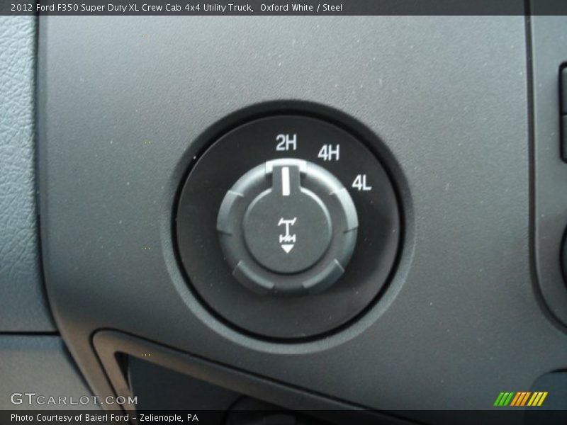 Controls of 2012 F350 Super Duty XL Crew Cab 4x4 Utility Truck