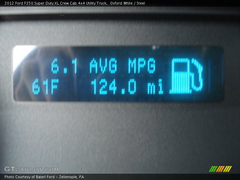 Oxford White / Steel 2012 Ford F350 Super Duty XL Crew Cab 4x4 Utility Truck
