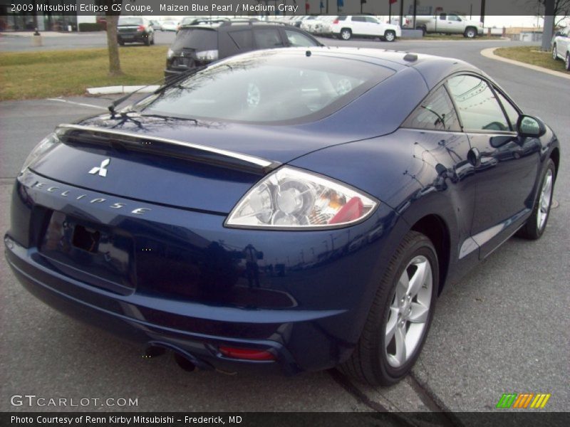 Maizen Blue Pearl / Medium Gray 2009 Mitsubishi Eclipse GS Coupe