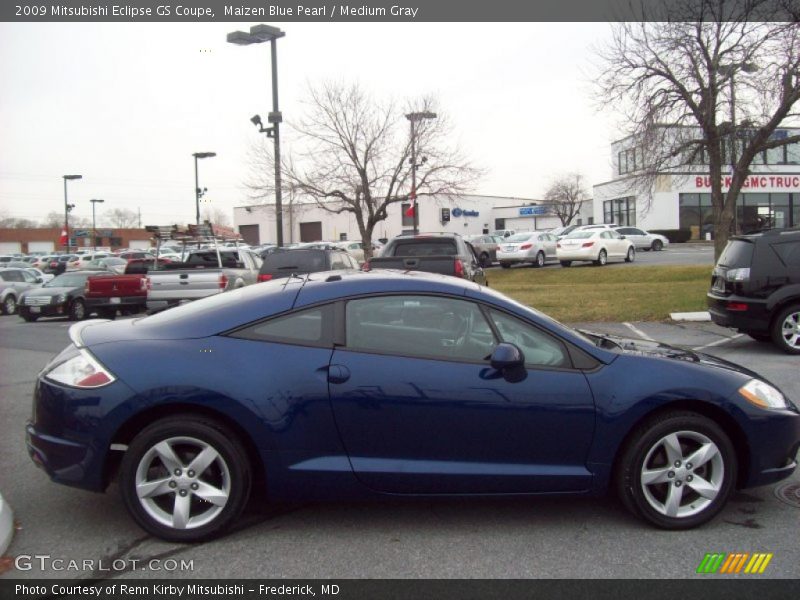 Maizen Blue Pearl / Medium Gray 2009 Mitsubishi Eclipse GS Coupe