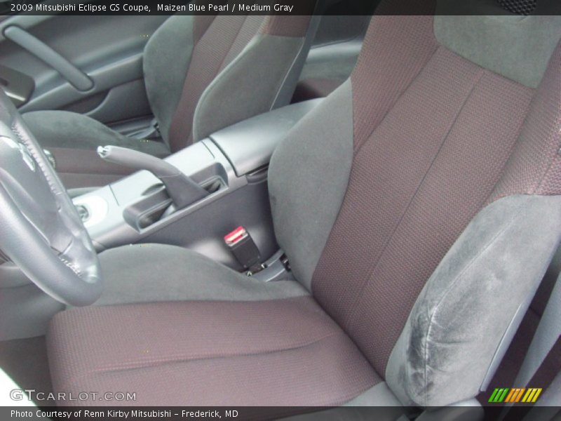 Maizen Blue Pearl / Medium Gray 2009 Mitsubishi Eclipse GS Coupe