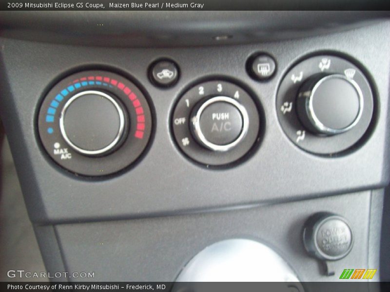 Maizen Blue Pearl / Medium Gray 2009 Mitsubishi Eclipse GS Coupe