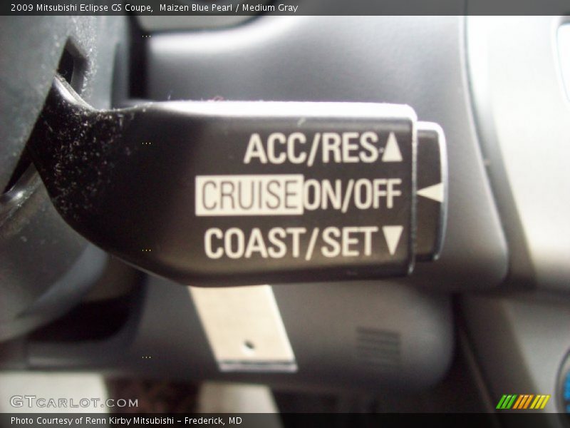 Maizen Blue Pearl / Medium Gray 2009 Mitsubishi Eclipse GS Coupe